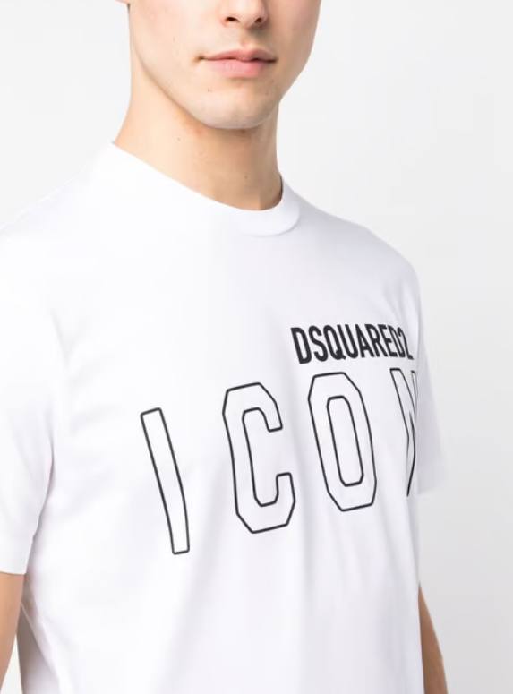 DSQUARED2 Dsquared2 Icon Outline T-shirt in White