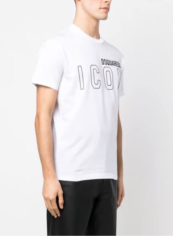 DSQUARED2 Dsquared2 Icon Outline T-shirt in White