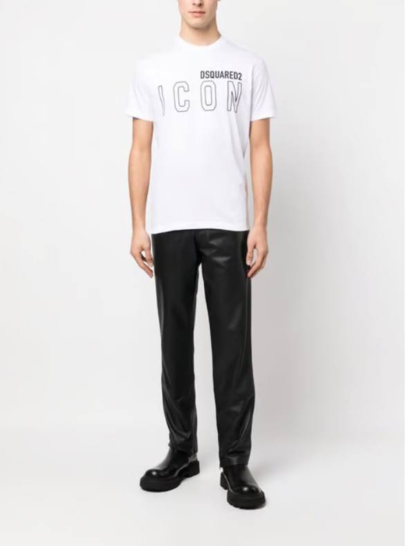 DSQUARED2 Dsquared2 Icon Outline T-shirt in White