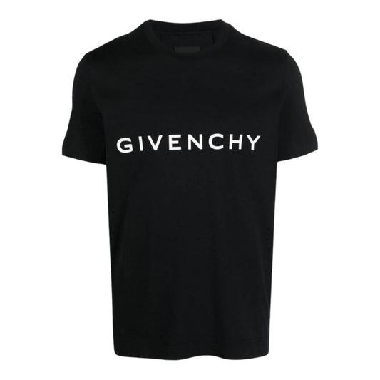 Givenchy Givenchy Black Logo-Print T-Shirt