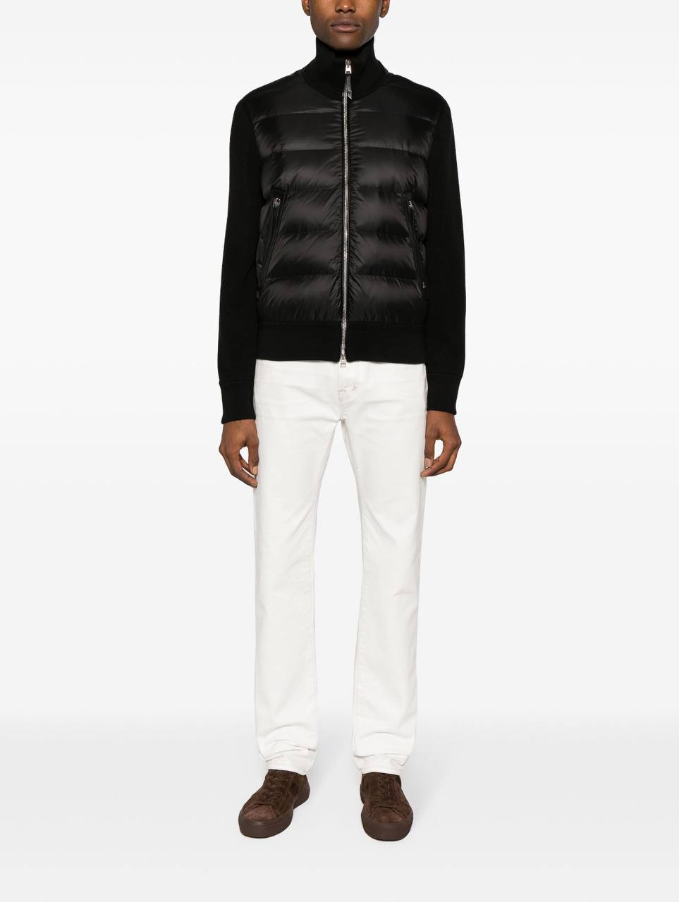 TOM FORD  Padded Panel knitted jacket