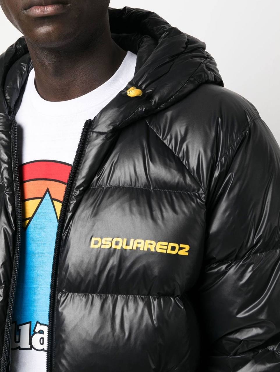 Dsquared2 Chest Logo Print Padded Jacket