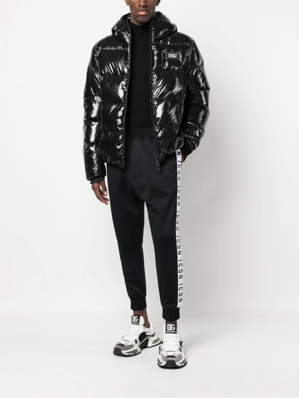 DSQUARED2 Logo Patch Puffer jacket