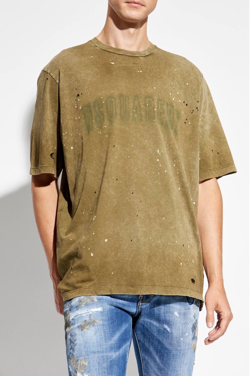 DSQ Distressed T-shirt