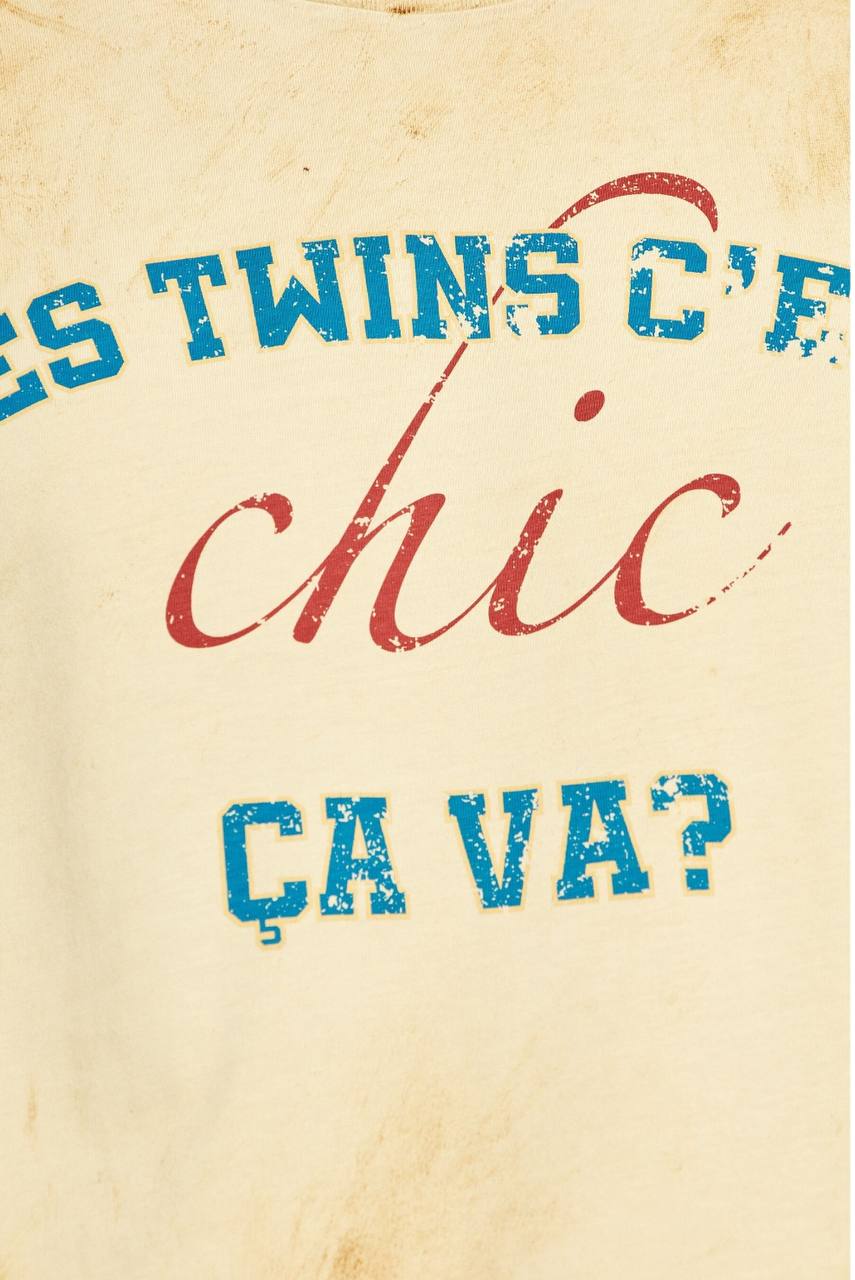 DSQ Les Twins C'Est Chic T-shirt