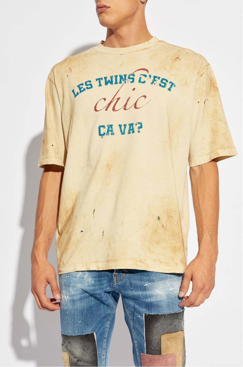 DSQ Les Twins C'Est Chic T-shirt