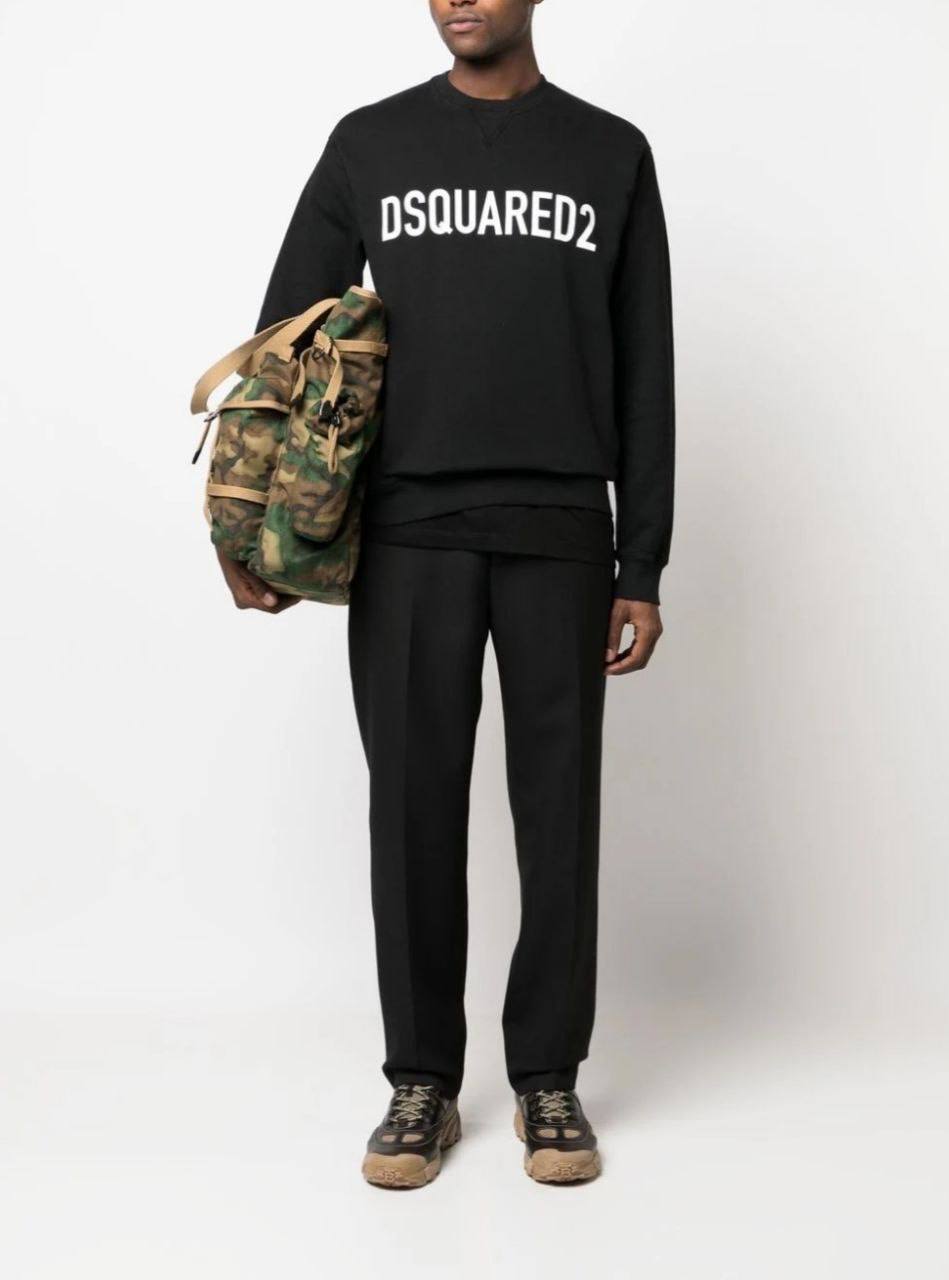 Dsquared2 logo-print crew-neck sweatshirt