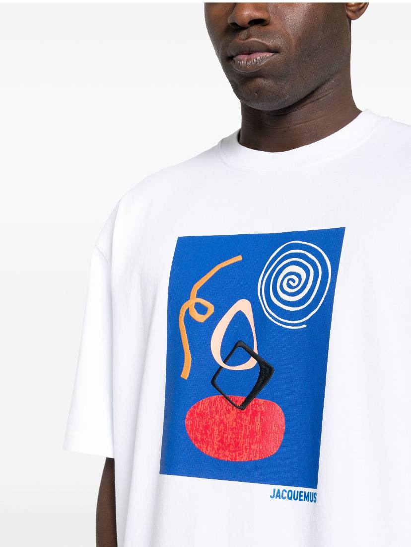 Jacquemus Cuadro abstract-print T-shirt