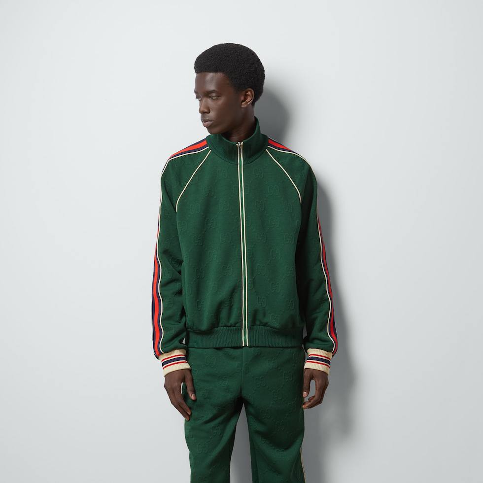 GG JACQUARD JERSEY ZIP TRACKSUIT MAGG PARIS