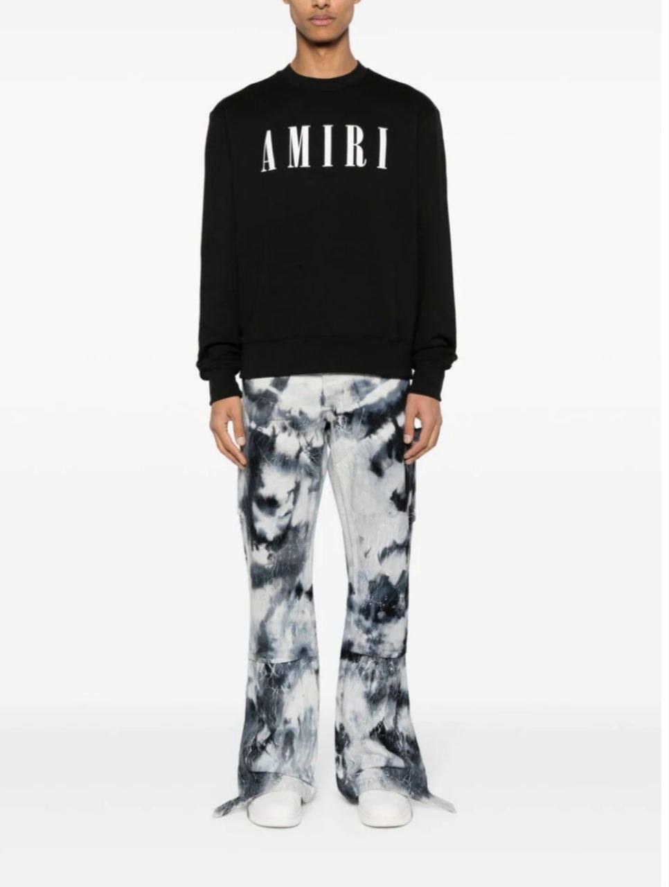 AMIRI logo-print cotton sweatshirt