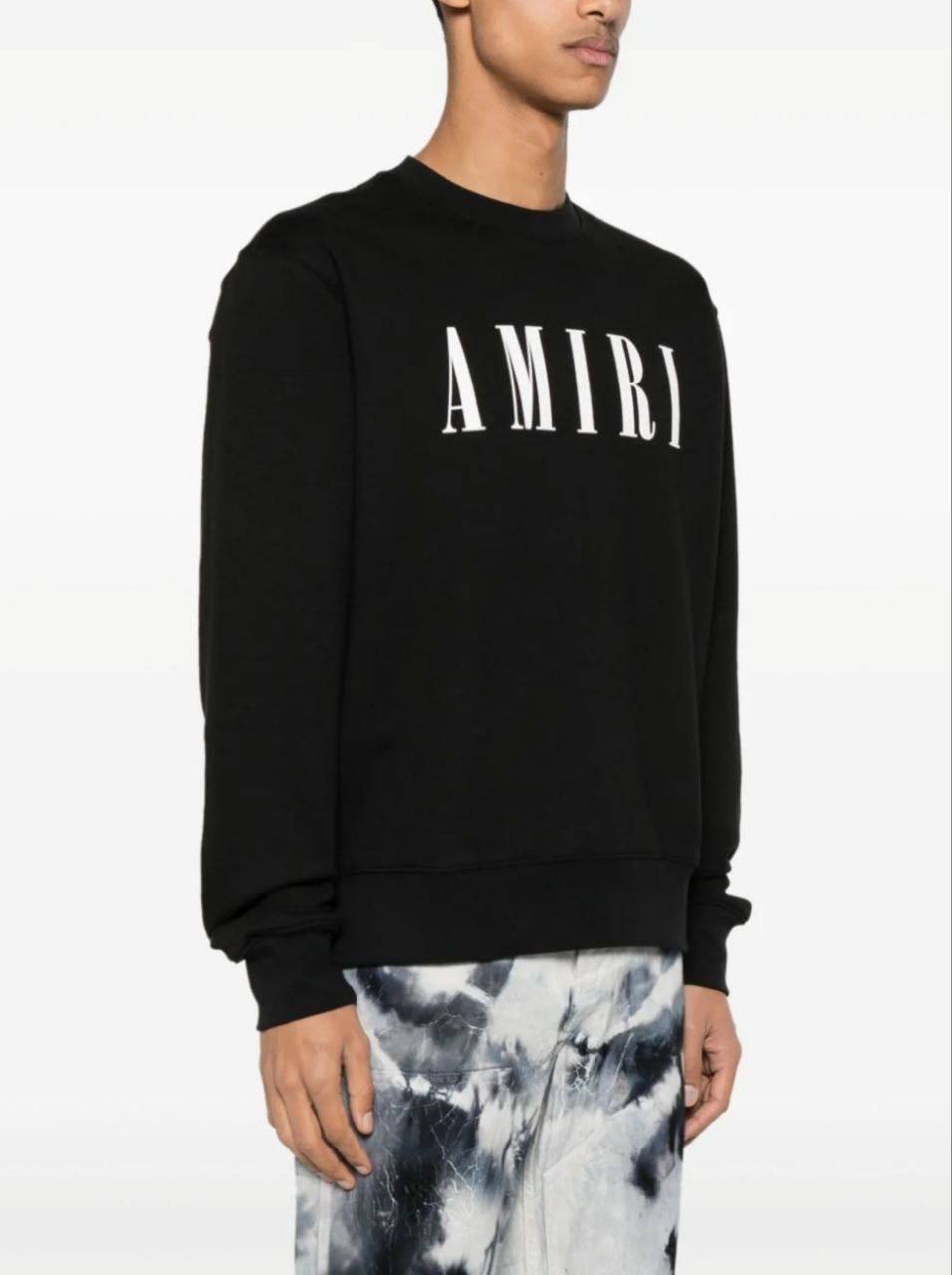 AMIRI logo-print cotton sweatshirt