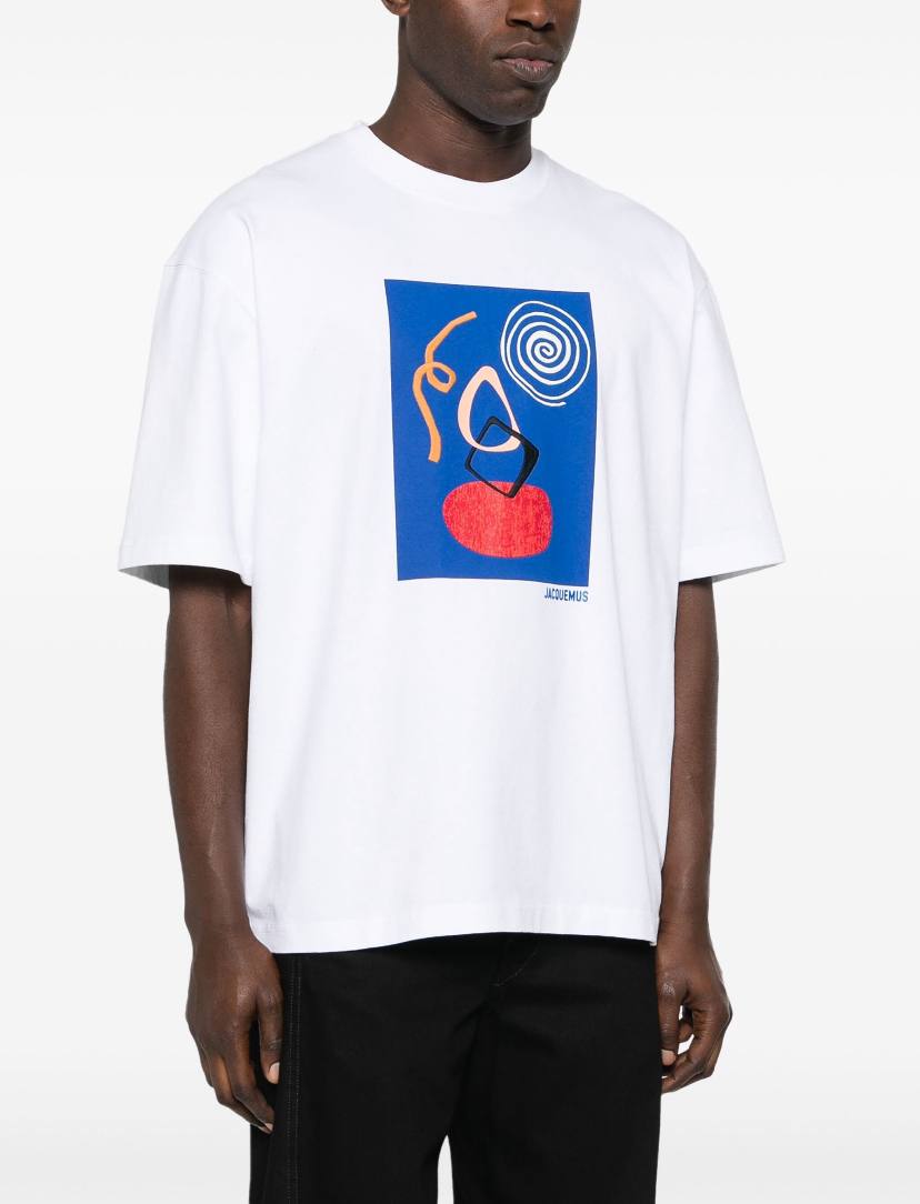 Jacquemus Cuadro abstract-print T-shirt