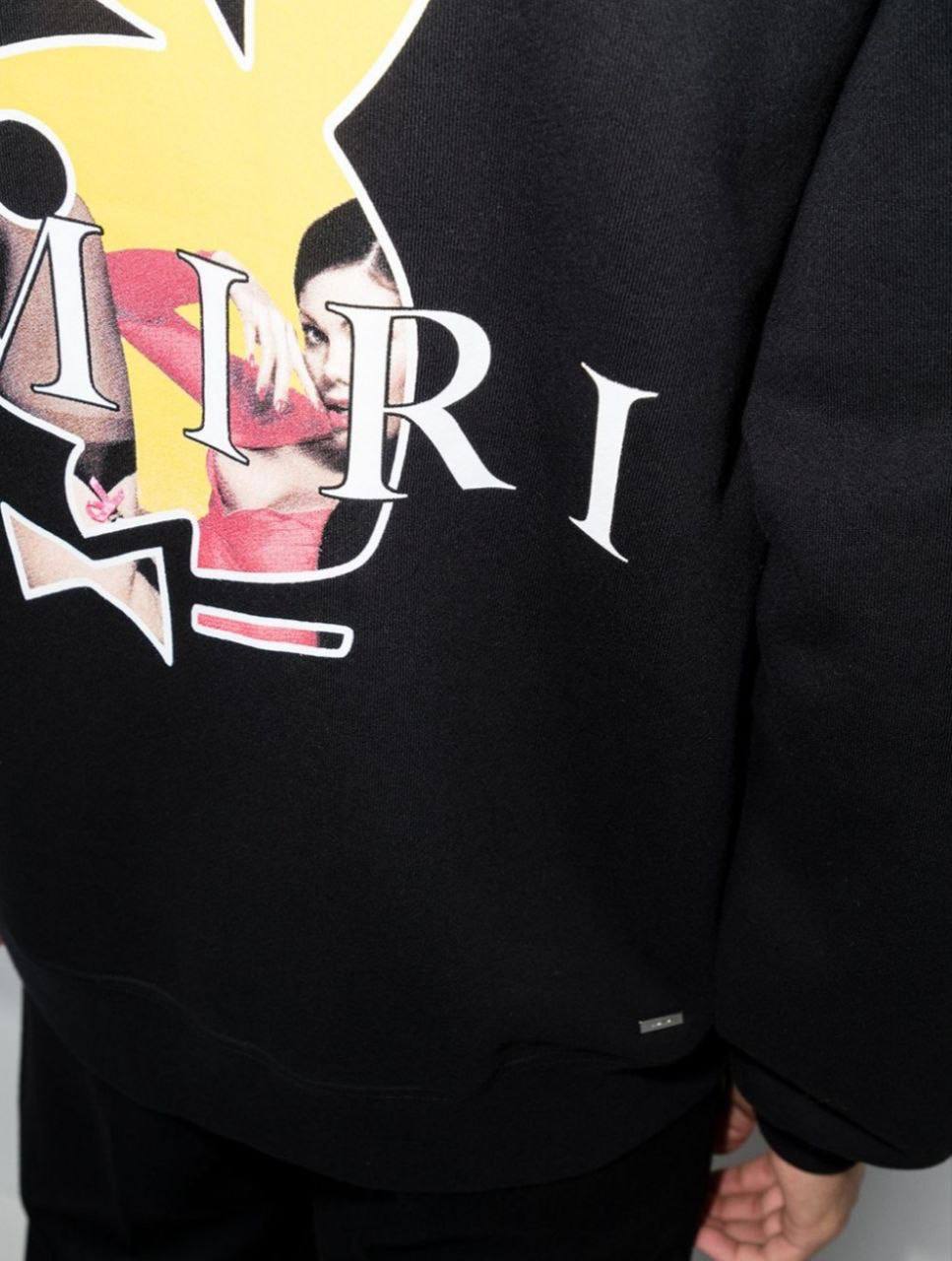 AMIRI Playboy logo-print hoodie