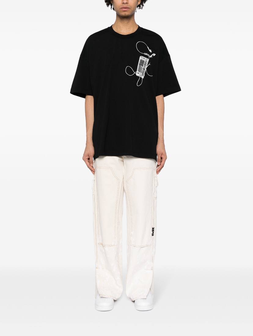 MaggParıs Off-White scan-print cotton T-shirt