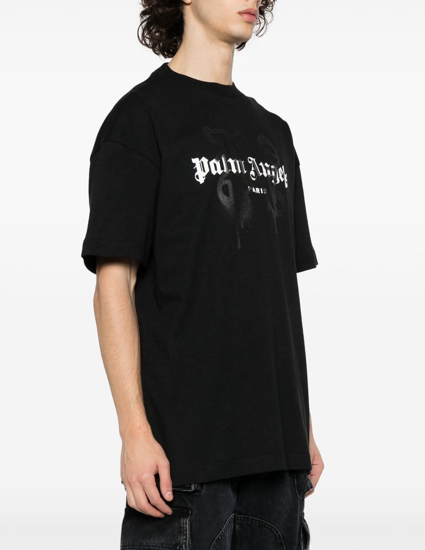 MaggParis  Palm Angels Paris monogram-print T-shirt