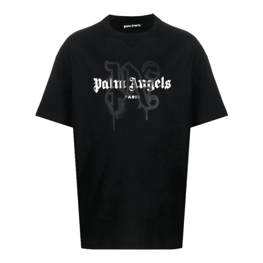 MaggParis  Palm Angels Paris monogram-print T-shirt