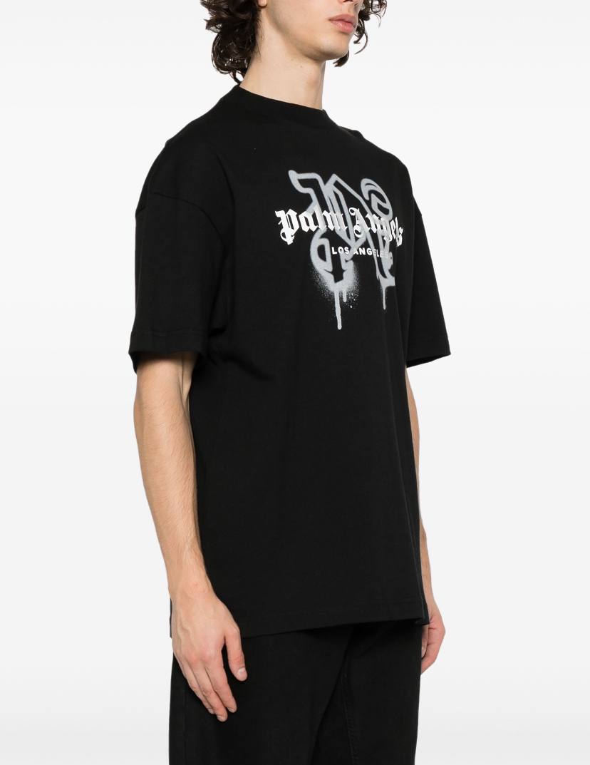 MaggParis  Palm Angels Paris monogram-print T-shirt