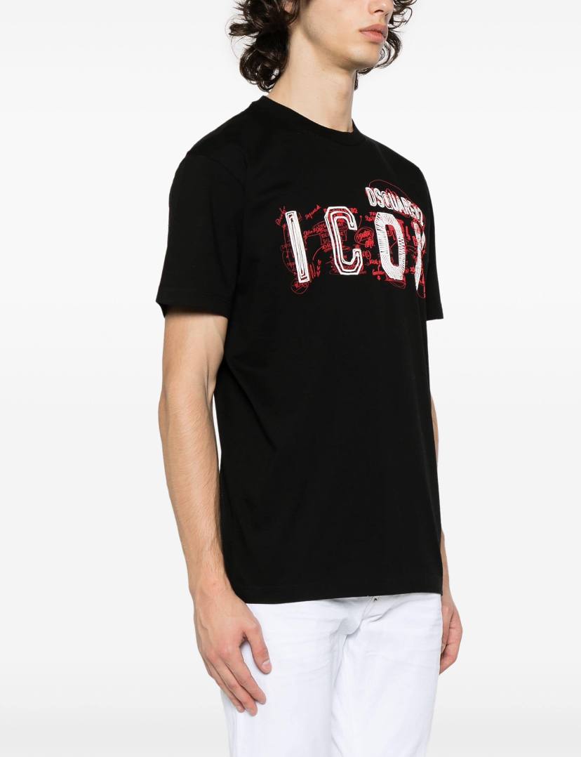 MaggParis  Dsquared2 Icon-print cotton T-shirt