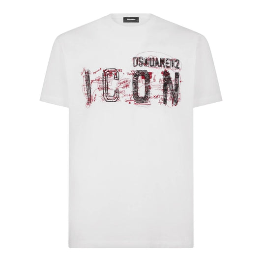 MaggParis  Dsquared2 logo-print cotton T-shirt